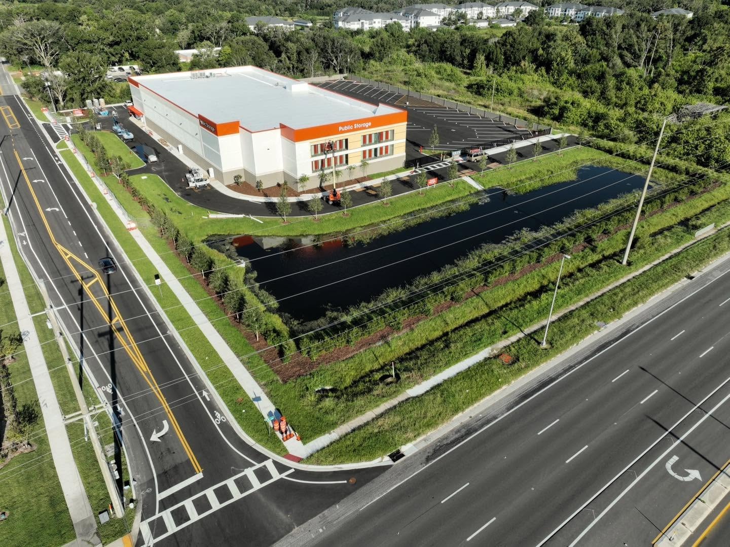 Public Storage facility aerial view 2